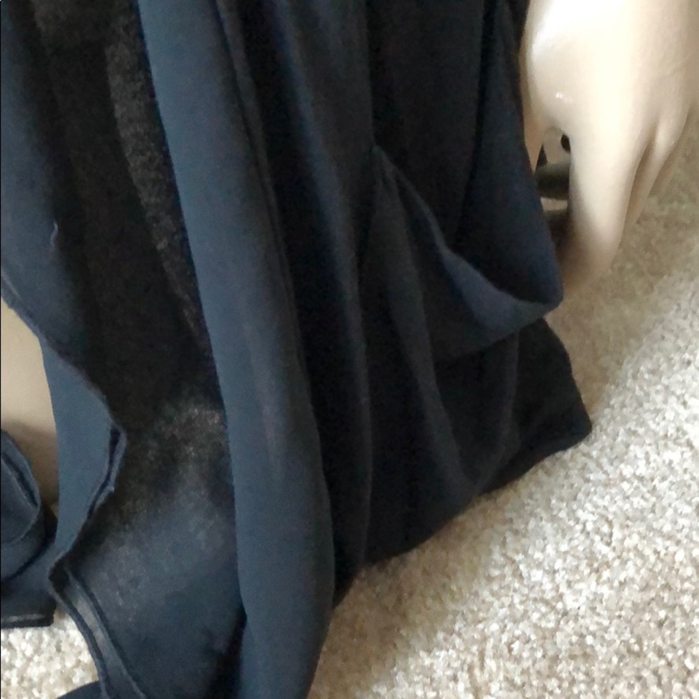❗️SOLD❗️Logo by Lori Goldstein Chiffon Cardigan - Picture 5 of 7